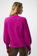 Joseph Ribkoff Ladies Cosmos Sweater Knit Cardigan w/Puff Sleeves