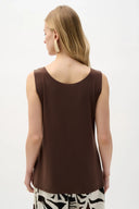 Joseph Ribkoff Ladies Mahogany Silky Knit Scoop Neck Camisole