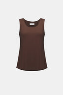 Joseph Ribkoff Ladies Mahogany Silky Knit Scoop Neck Camisole
