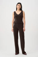 Joseph Ribkoff Ladies Mocha Classic Wide Leg Pant