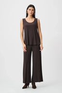 Joseph Ribkoff Ladies Mocha Silky Knit Scoop Neck Camisole