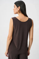 Joseph Ribkoff Ladies Mocha Silky Knit Scoop Neck Camisole