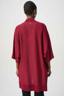 Jospeh Ribkoff Ladies Deep Cherry Embellished Sparkly Long Cardigan