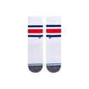 Instance Boys White/Blue Infiknit Boyd Crew Socks