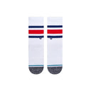 Instance Boys White/Blue Infiknit Boyd Crew Socks