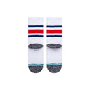 Instance Boys White/Blue Infiknit Boyd Crew Socks
