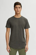 Kuwalla Men's Eazy Scoop Dark Olive Tshirt