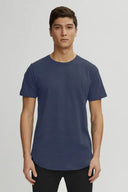 Kuwalla Men's Eazy Scoop Navy Tshirt
