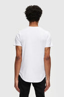 Kuwalla Men's Eazy Scoop White Tshirt