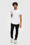 Kuwalla Men's Eazy Scoop White Tshirt