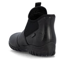 Rieker Ladies L4677-00 Black Slip-On Boot