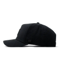 Melin Hydro Odysea Stacked Black Hat