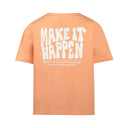 No Way Monday Girls Faded Orange Tshirt