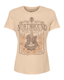 Northbound Supply Co Ladies Guitar Tshirt