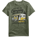 Northbound Supply Co Men's It's Time For Camping Military Green Tshirt