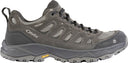 Oboz Men's Sawtooth Ascent Low Charcoal B-Dry Waterproof Shoe