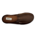 OluKai Men's Moloa Dark Wood Dark Java Leather Shoe