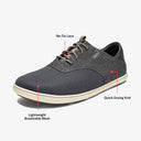 OluKai Men's Nohea Moku Charcoal Clay Shoe