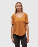 Ten Tree Ladies Brackley Burnt Caramel Heather Tshirt