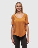 Ten Tree Ladies Brackley Burnt Caramel Heather Tshirt