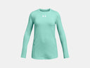 Under Armour Girls Goldgear LS Crew Top