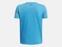Under Armour Boys Ether Blue Boxed Sports Update SS Tshirt
