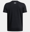 Under Armour Boys Black Hoops Net SS Tshirt