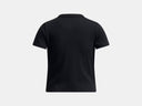 Under Armour Girls Black Rival Rib SS Tshirt