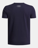 Under Armour Boys Midnight Navy/Steel Foundation SS Tshirt