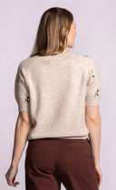 Pink Martini Ladies Beige Marcella Sweater
