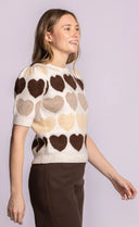 Pink Martini Ladies Beige Moyo Sweater