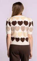 Pink Martini Ladies Beige Moyo Sweater
