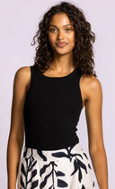 Pink Martini Ladies Black Danika Tank Top