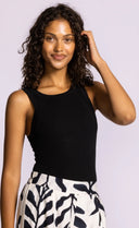 Pink Martini Ladies Black Danika Tank Top