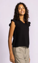 Pink Martini Ladies Black Lizzy Top