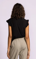 Pink Martini Ladies Black Lizzy Top
