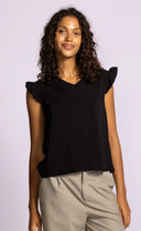Pink Martini Ladies Black Lizzy Top