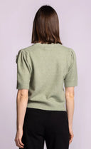 Pink Martini Ladies Green Roslyn Sweater