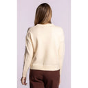 Pink Martini Ladies Off White Livingston Sweater