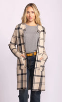 Pink Martini Ladies Beige Harmon Cardigan