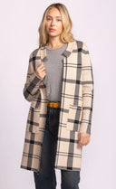 Pink Martini Ladies Beige Harmon Cardigan
