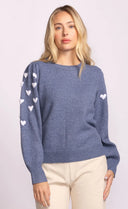 Pink Martini Ladies Blue Revello Sweater
