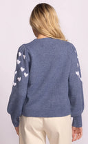 Pink Martini Ladies Blue Revello Sweater