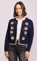 Pink Martini Ladies Navy Hermosa Sweater