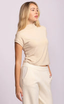 Pink Martini Ladies Beige Nicolas Top
