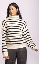 Pink Martini Ladies White Corsica Sweater