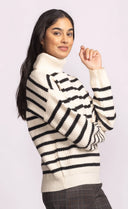 Pink Martini Ladies White Corsica Sweater