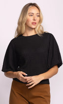 Pink Martini Ladies Black Lita Top