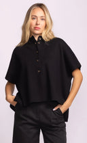 Pink Martini Ladies Black Melrose Sweater