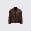 Plonge Men's Caviar Nick Leather JAcket